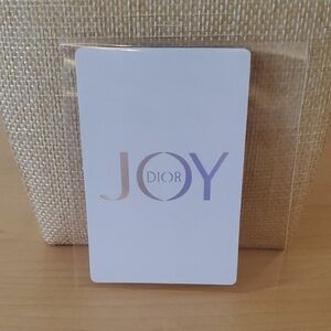 Dior JOY Fragrance Card with White and Silver Accents - Ace Of Spades